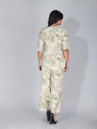 Fresh Green Floral Co-Ord Set Loungewear